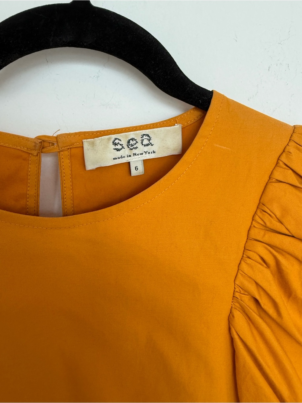 Sea New York Puff-Sleeve Tie Top Blouse size 6 - Picture 3 of 5